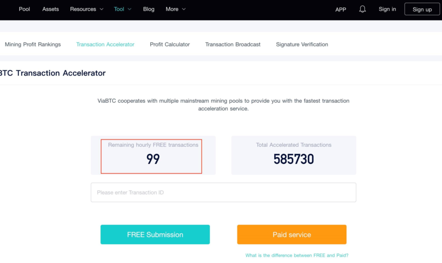 Ускорение Bitcoin транзакций с помощью ViaBTC