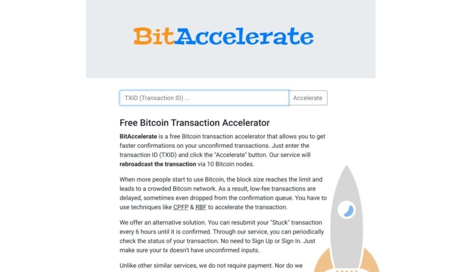 Ускорение биткоин-транзакций с ViaBTC Accelerator